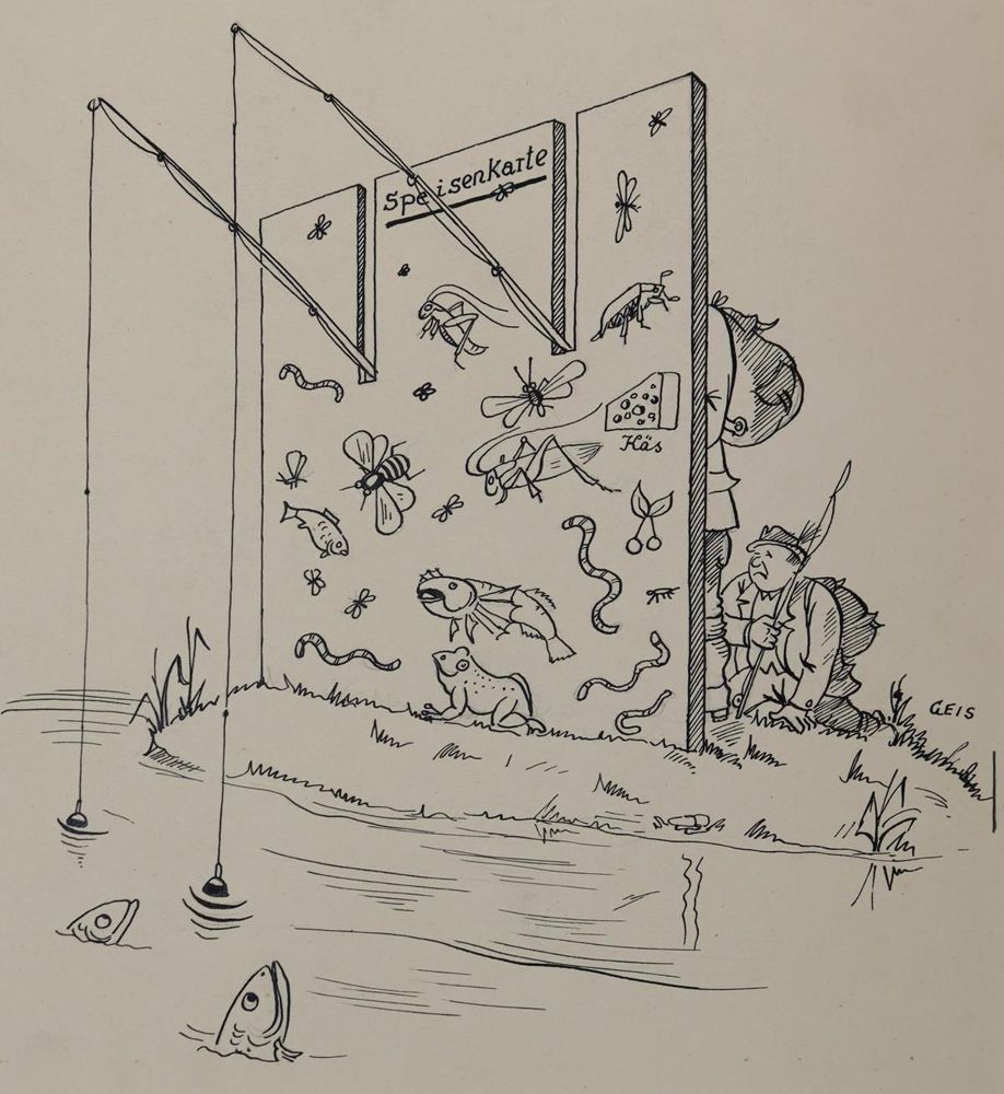 Große Abbildung Nr.7: 143-3982 Geis, Josef Nikolaus: (Künstlergraphik, Karikatur)