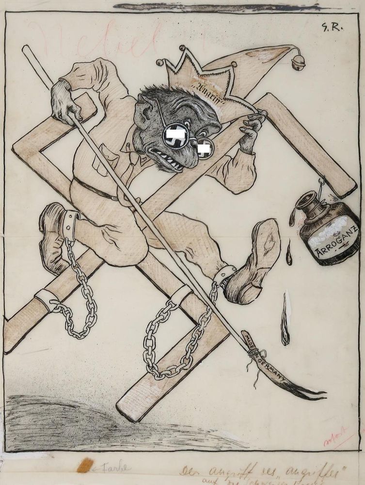 Große Abbildung Nr.3: 143-3985 Gilsi, René: (Künstlergraphik, Karikatur)