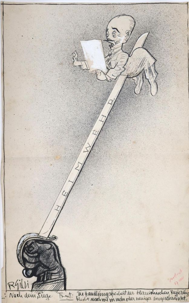 Große Abbildung Nr.2: 143-3986 Gilsi, René: (Künstlergraphik, Karikatur)