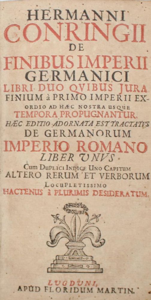 Große Abbildung Nr.1: 143-399 Conring,H.: (Juridica und Kriminologie)