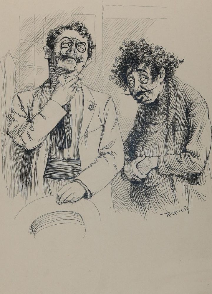 Große Abbildung Nr.5: 143-3994 Grieß, Rudolf: (Künstlergraphik, Karikatur)