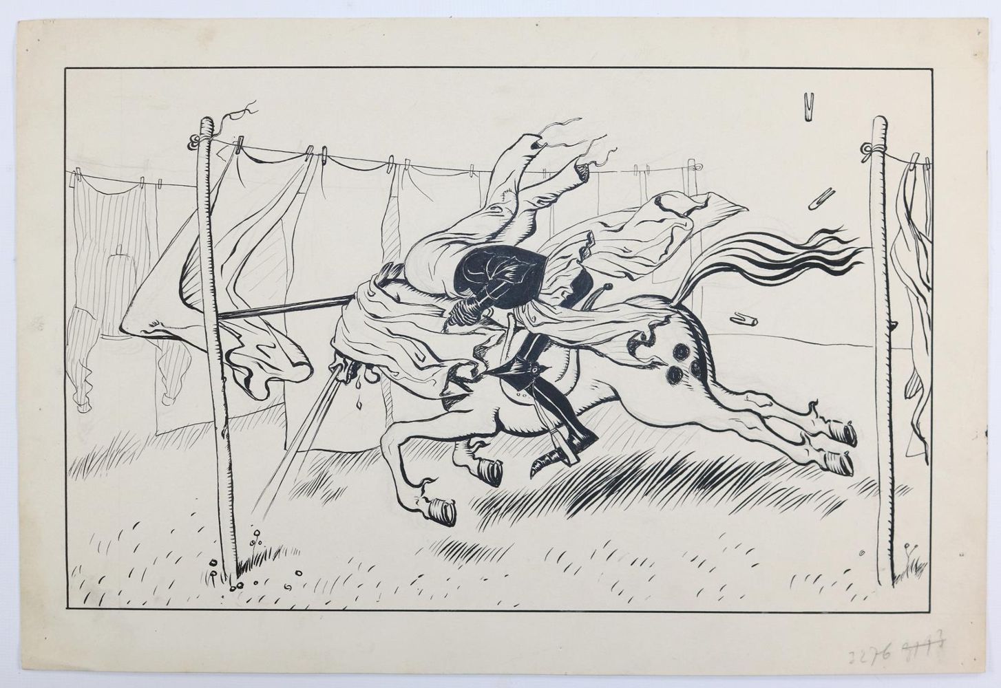 Große Abbildung Nr.1: 143-3995 Hengeler, Adolf: (Künstlergraphik, Karikatur)