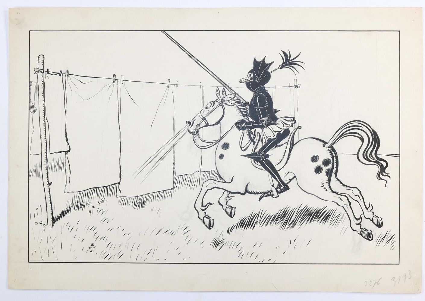 Große Abbildung Nr.2: 143-3995 Hengeler, Adolf: (Künstlergraphik, Karikatur)
