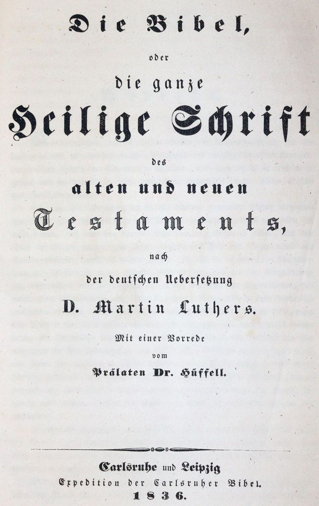 Große Abbildung Nr.1: 143-40 Biblia germanica.: (Bibeln)