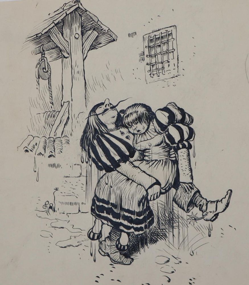 Große Abbildung Nr.9: 143-4003 Karikaturen.: (Künstlergraphik, Karikatur)