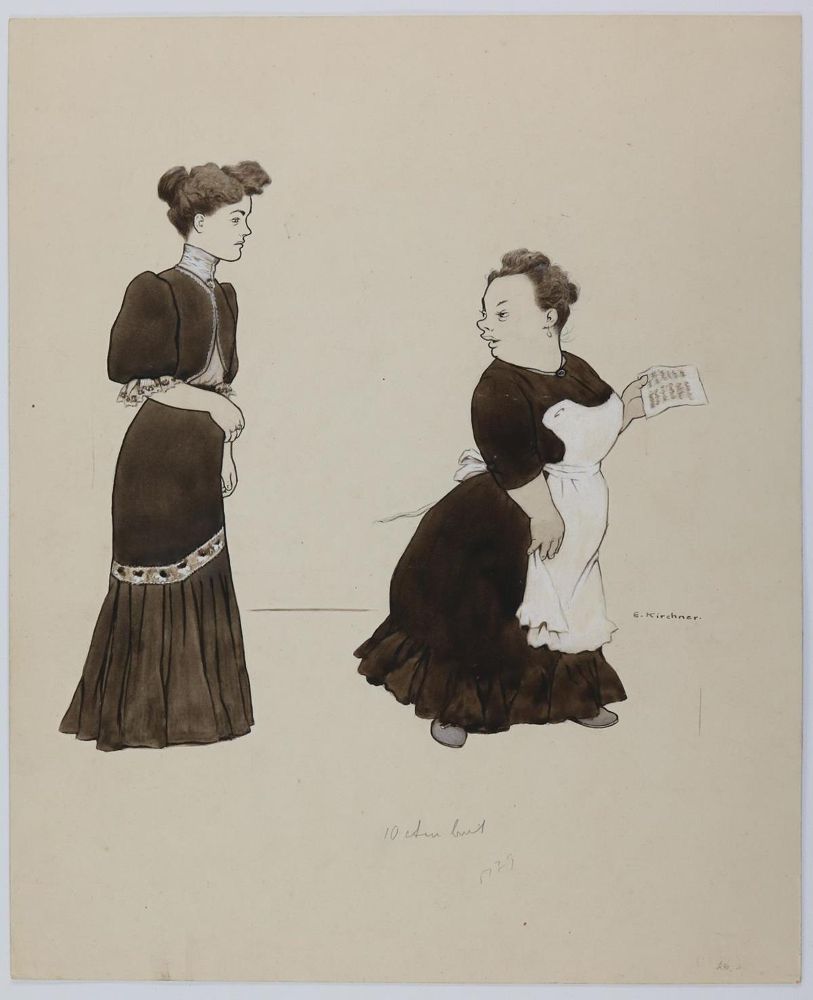 Große Abbildung Nr.6: 143-4005 Kirchner, Eugen: (Künstlergraphik, Karikatur)