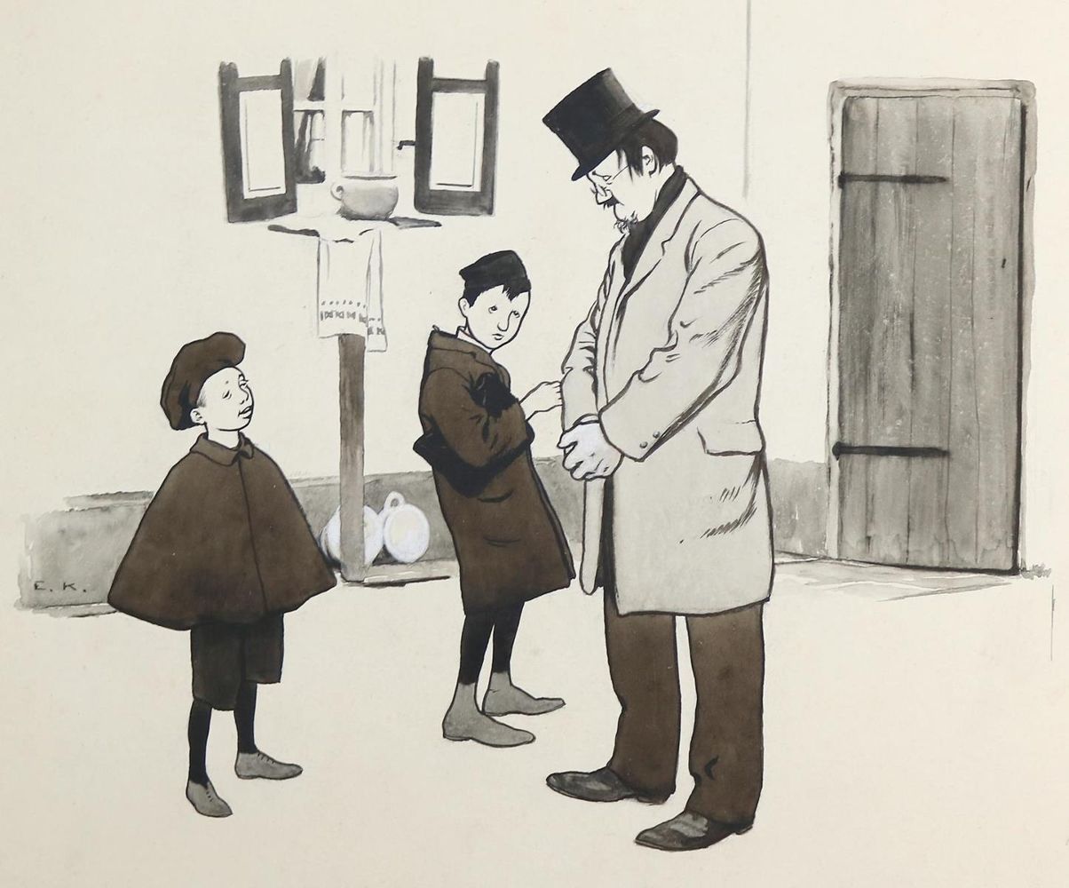 Große Abbildung Nr.5: 143-4010 Kirchner, Eugen: (Künstlergraphik, Karikatur)