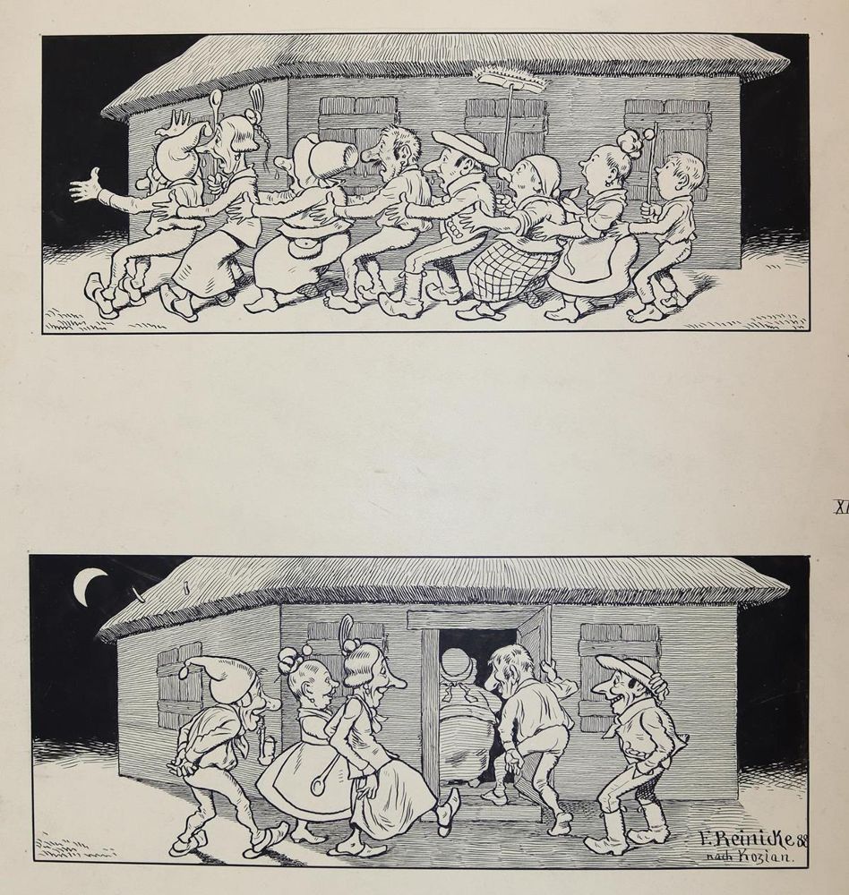 Große Abbildung Nr.4: 143-4025 Reinicke, Emil: (Künstlergraphik, Karikatur)