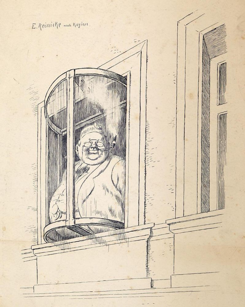 Große Abbildung Nr.5: 143-4025 Reinicke, Emil: (Künstlergraphik, Karikatur)