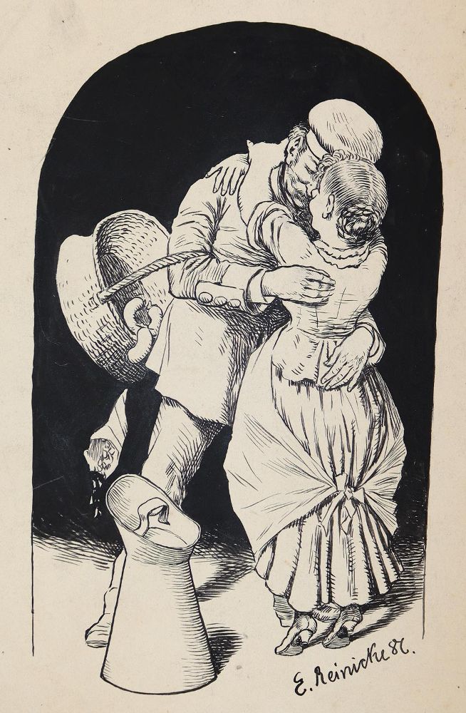 Große Abbildung Nr.4: 143-4026 Reinicke, Emil: (Künstlergraphik, Karikatur)