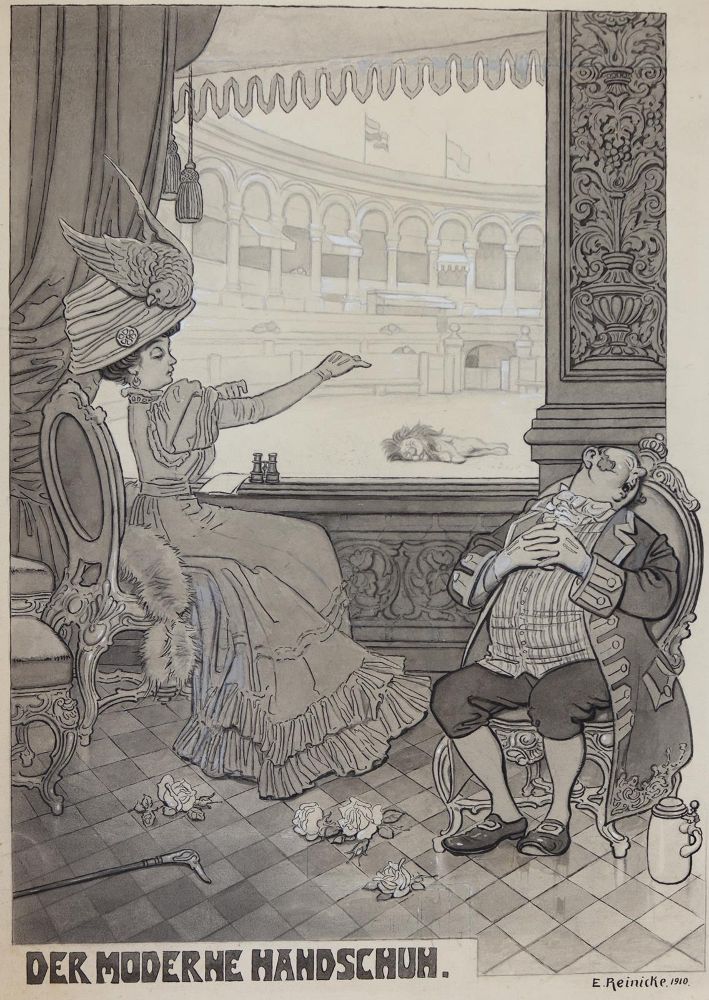 Große Abbildung Nr.4: 143-4027 Reinicke, Emil: (Künstlergraphik, Karikatur)