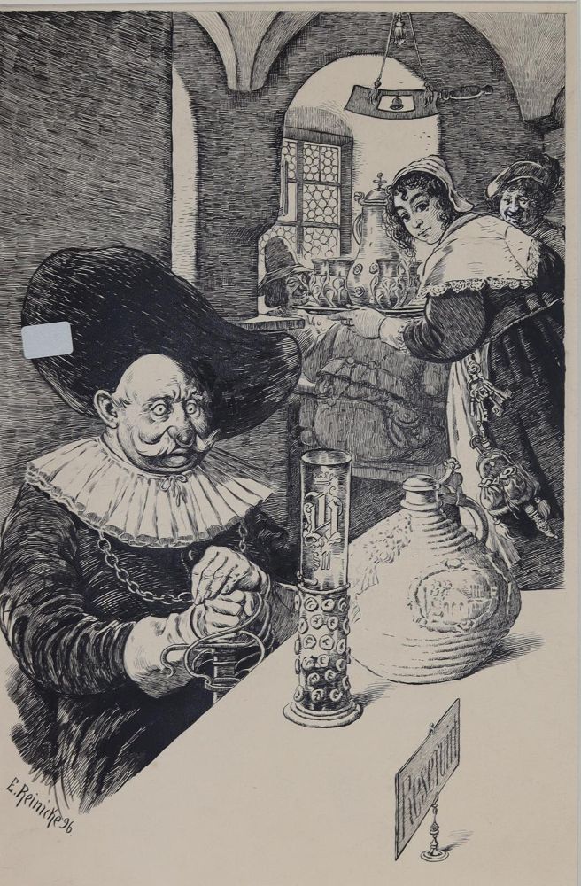 Große Abbildung Nr.5: 143-4027 Reinicke, Emil: (Künstlergraphik, Karikatur)