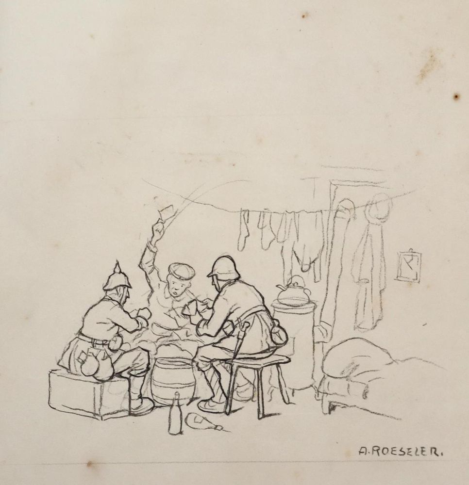 Große Abbildung Nr.6: 143-4030 Roeseler, August: (Künstlergraphik, Karikatur)