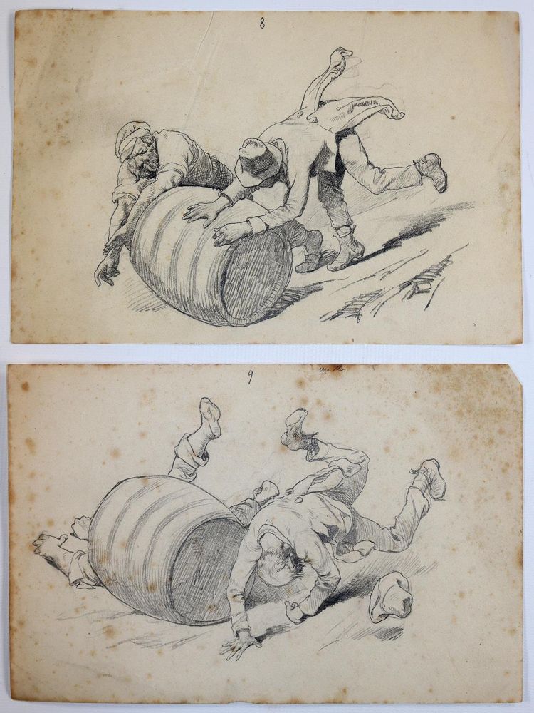 Große Abbildung Nr.2: 143-4034 Steub, Fritz: (Künstlergraphik, Karikatur)