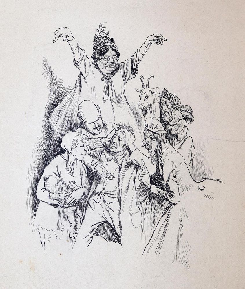 Große Abbildung Nr.5: 143-4034 Steub, Fritz: (Künstlergraphik, Karikatur)