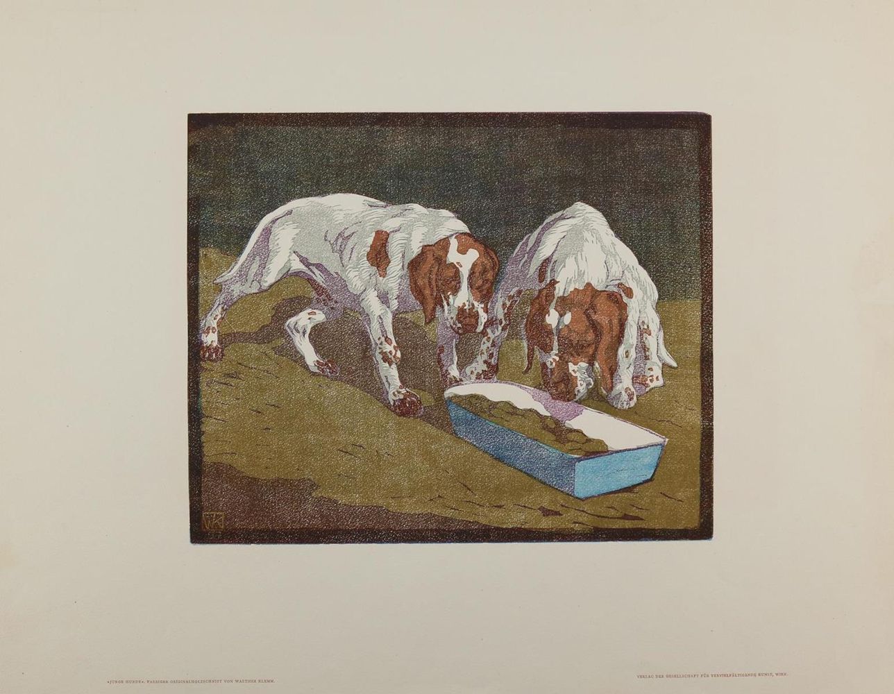 Große Abbildung Nr.1: 143-4053 Klemm, Walter: (Künstlergraphik)