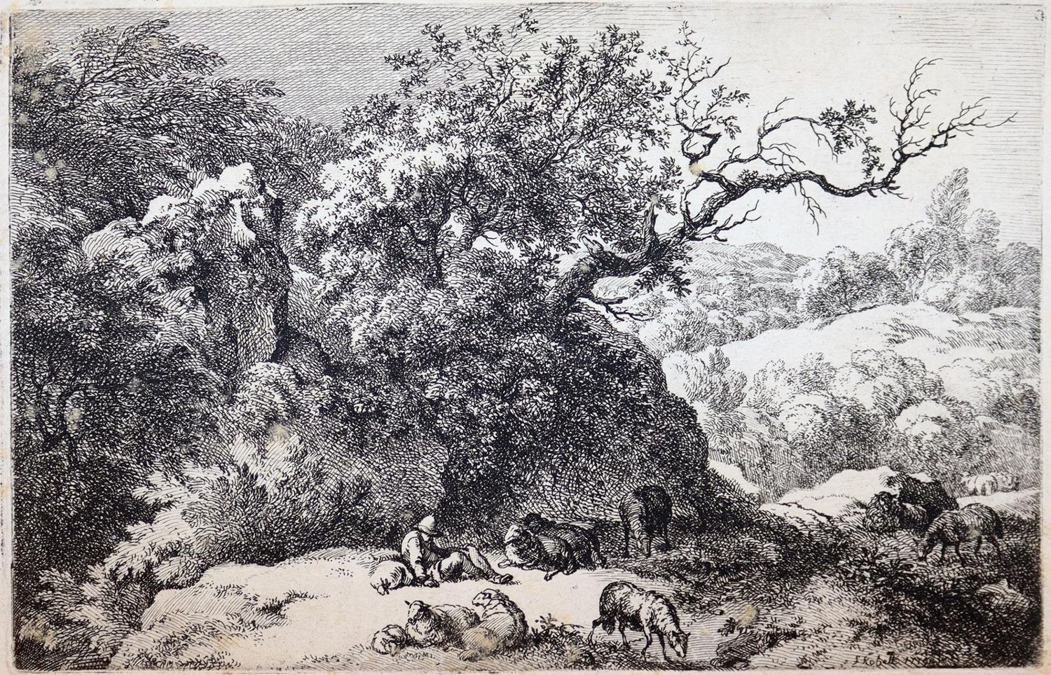 Große Abbildung Nr.1: 143-4060 Kobell, Ferdinand von: (Künstlergraphik)