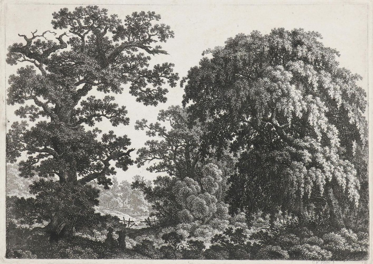 Große Abbildung Nr.1: 143-4073 Kolbe, Carl Wilhelm (d. Ält.): (Künstlergraphik)