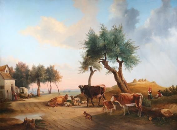 Große Abbildung Nr.1: 143-4075 Kontzmann, Gustav (attr.).: (Künstlergraphik)