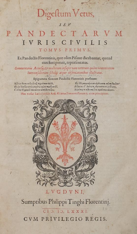 Große Abbildung Nr.1: 143-409 Justinianus I.: (Juridica und Kriminologie)