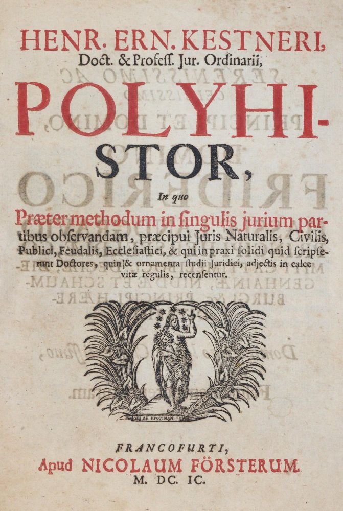 Große Abbildung Nr.1: 143-410 Kestner,H.E.: (Juridica und Kriminologie)
