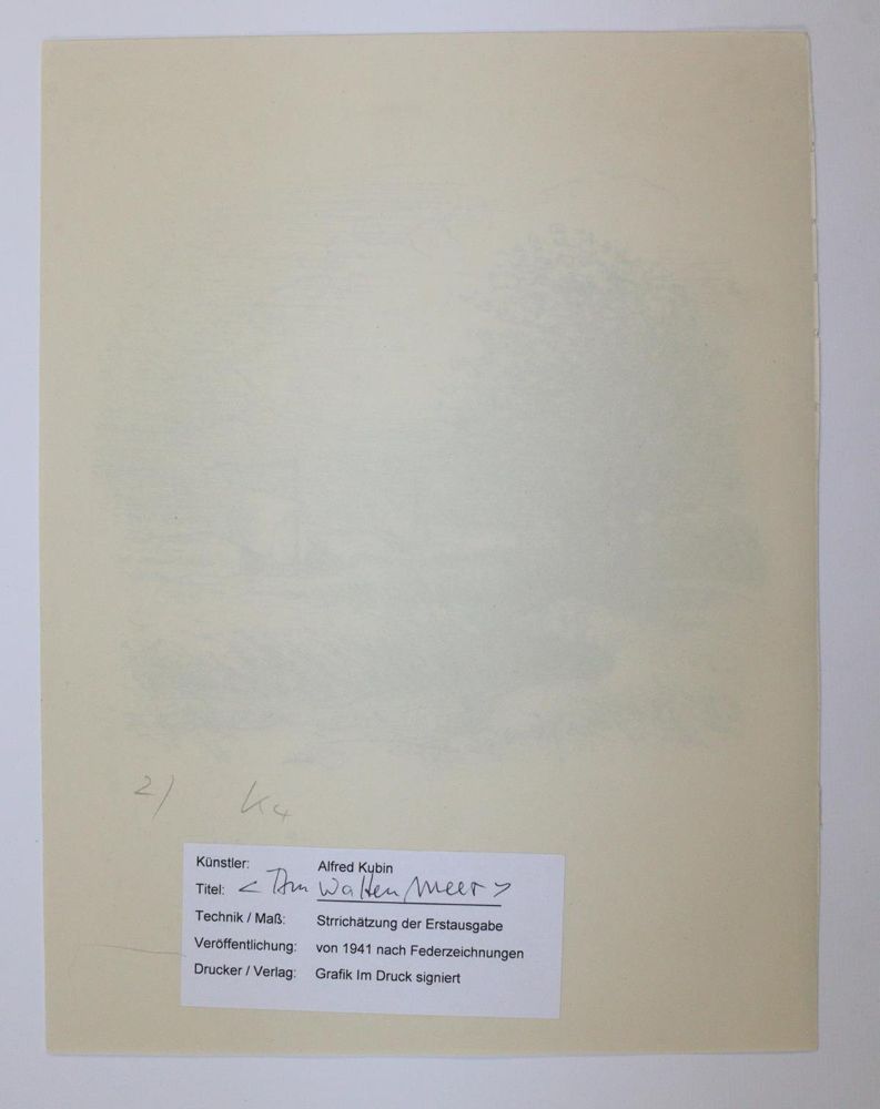 Große Abbildung Nr.4: 143-4119 Kubin, Alfred: (Künstlergraphik)