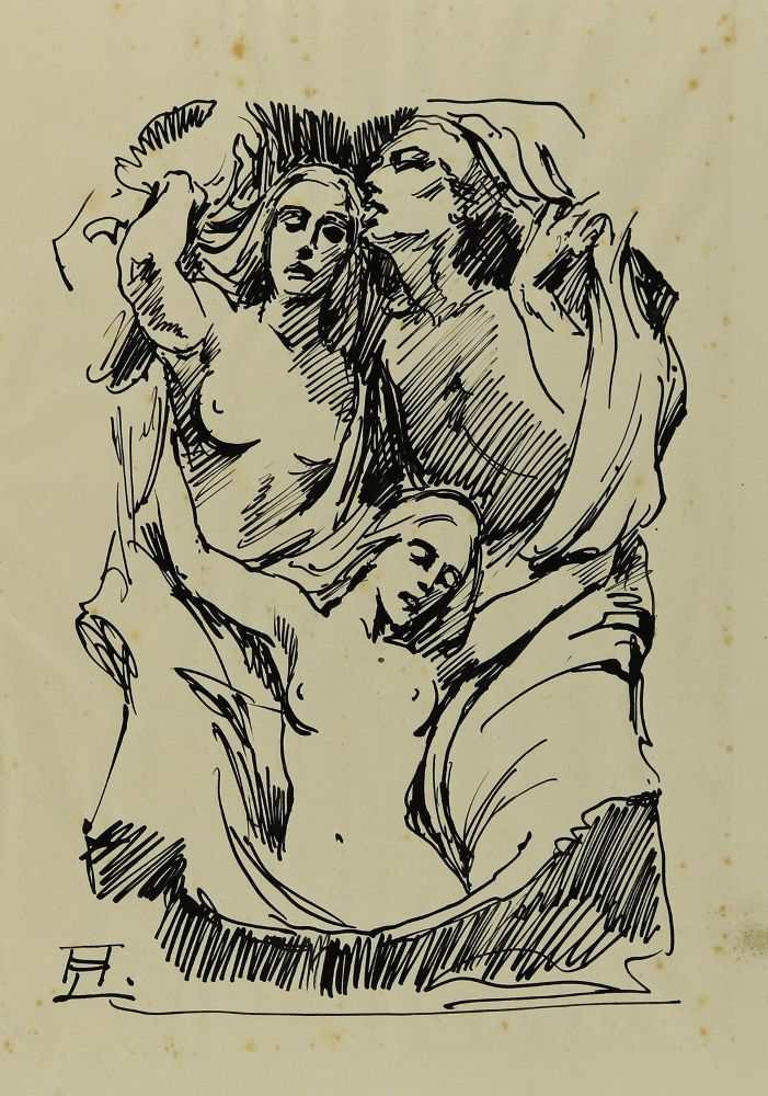 Große Abbildung Nr.1: 143-4154 Leistner, Albrecht: (Künstlergraphik)