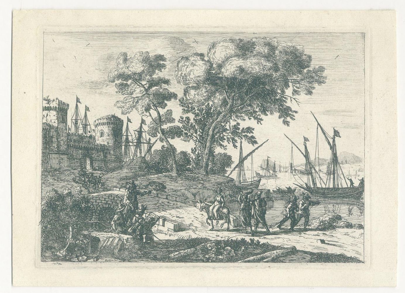 Große Abbildung Nr.1: 143-4173 Lorrain, Claude (d.i. Claude Gellé: (Künstlergraphik)