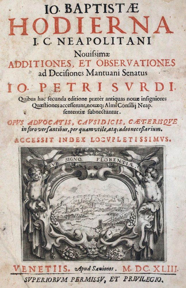 Große Abbildung Nr.1: 143-418 Odierna,G.B.: (Juridica und Kriminologie)