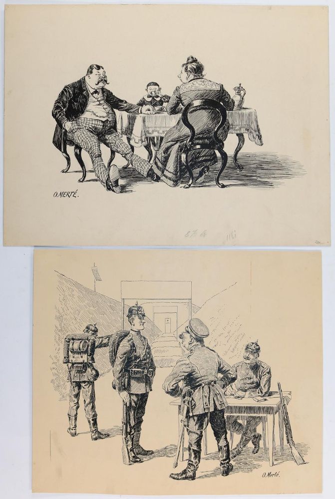 Große Abbildung Nr.3: 143-4226 Merté, Oskar: (Künstlergraphik)