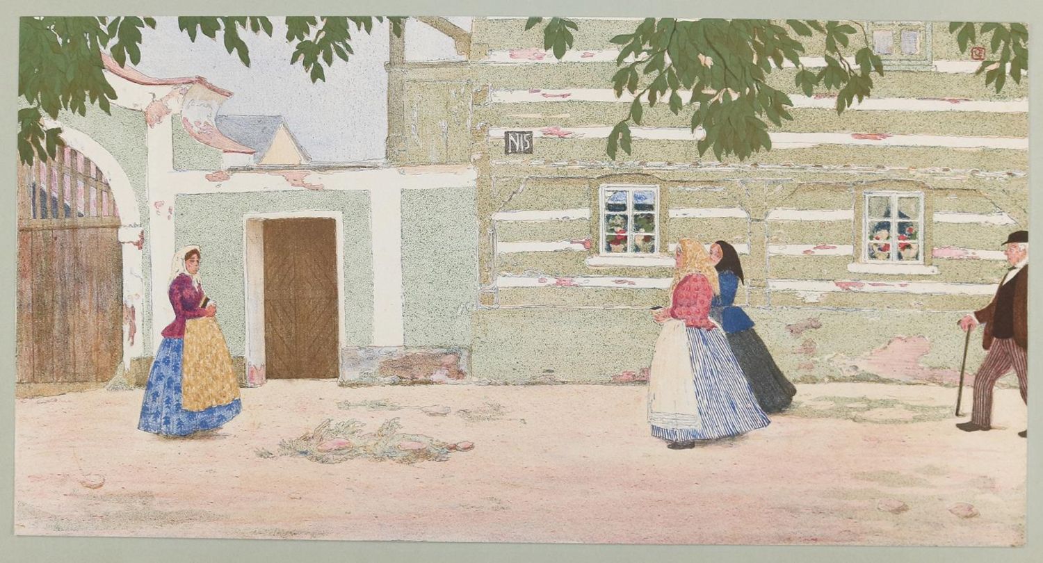 Große Abbildung Nr.1: 143-4288 Orlik, Emil: (Künstlergraphik)