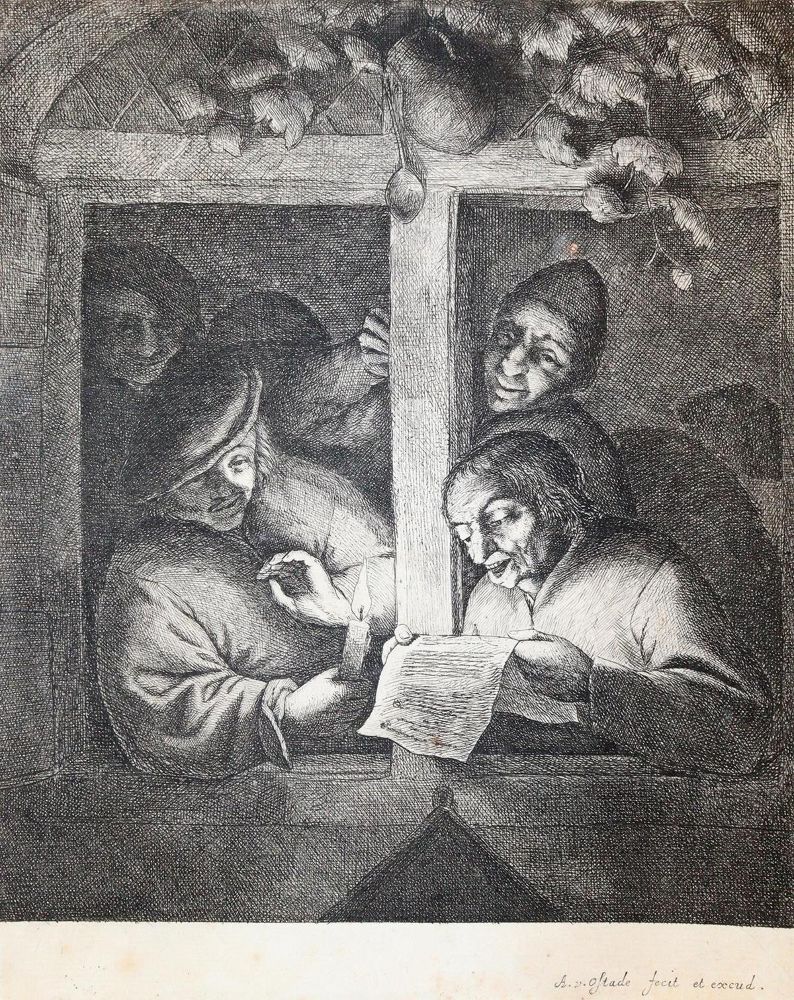Große Abbildung Nr.1: 143-4293 Ostade, Adriaen van.: (Künstlergraphik)