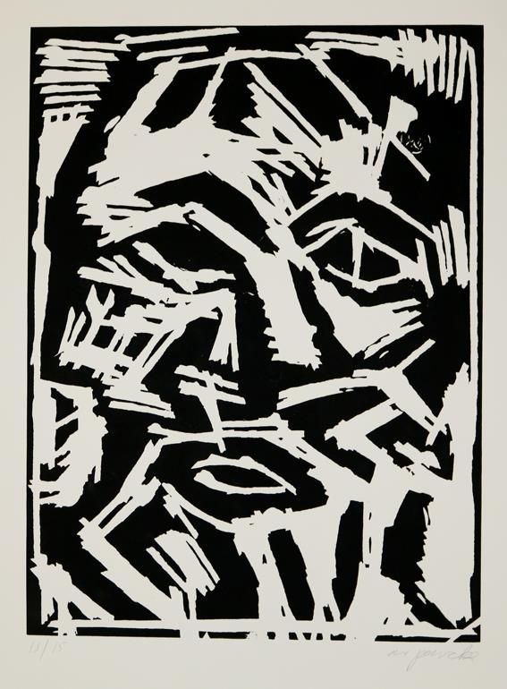 Große Abbildung Nr.1: 143-4305 Penck,A.R. (d.i. Ralf Winkler,: (Künstlergraphik)