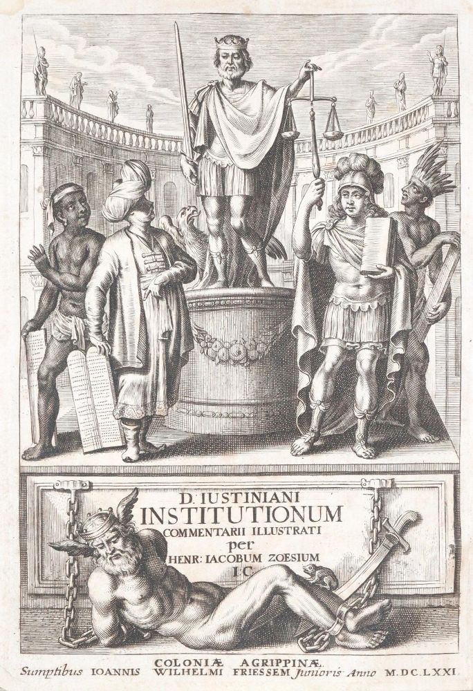 Große Abbildung Nr.1: 143-431 Zoesius,H.J.: (Juridica und Kriminologie)