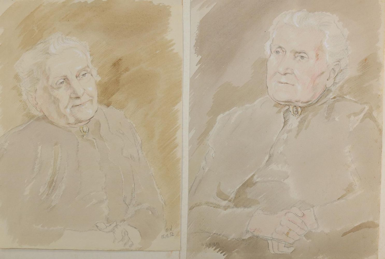 Große Abbildung Nr.45: 143-4335 Portraits: (Künstlergraphik)