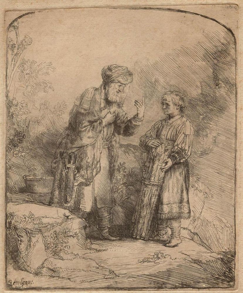 Große Abbildung Nr.1: 143-4354 Rembrandt, Harmensz. van Rijn: (Künstlergraphik)