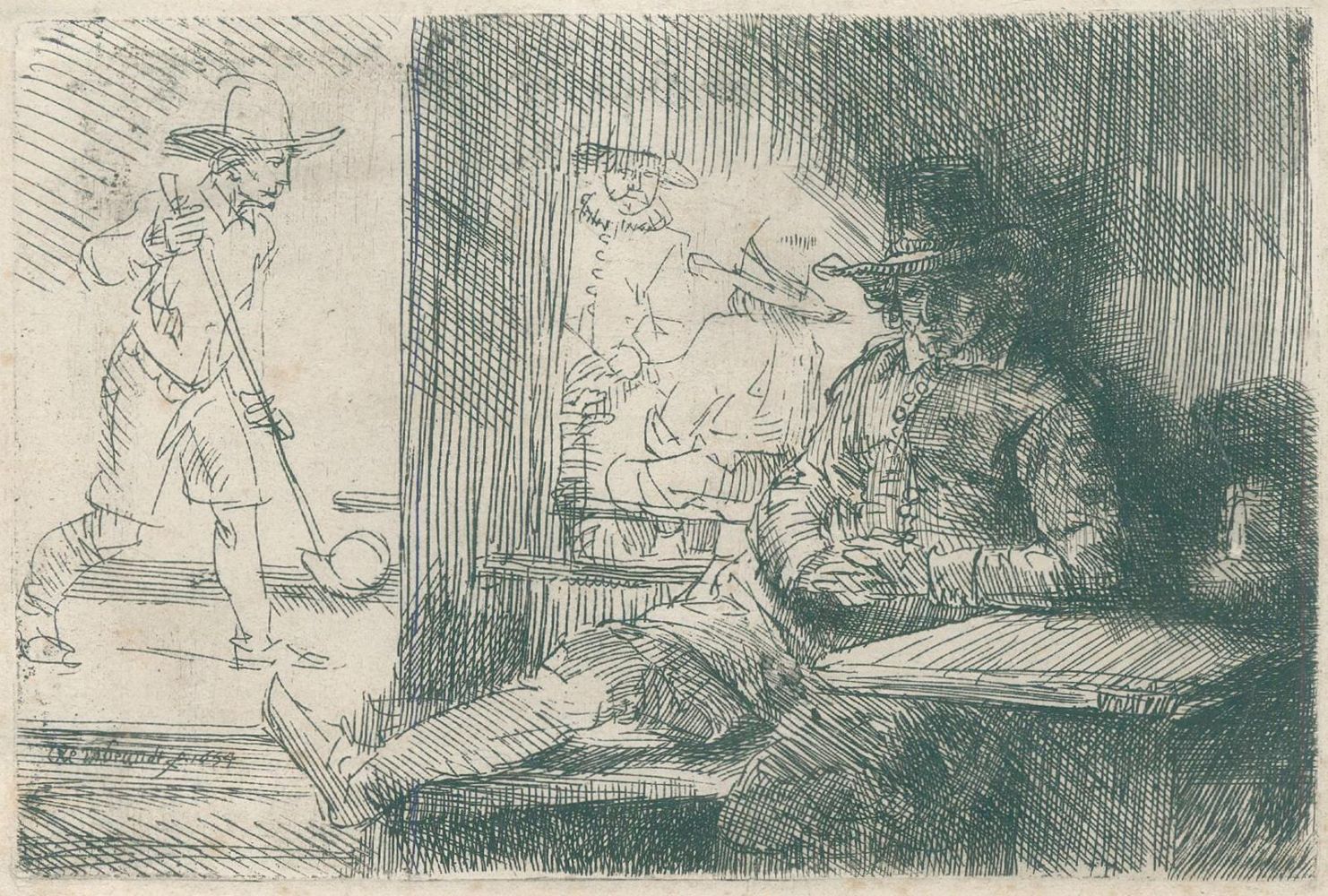 Große Abbildung Nr.1: 143-4360 Rembrandt, Harmensz van Rijn: (Künstlergraphik)