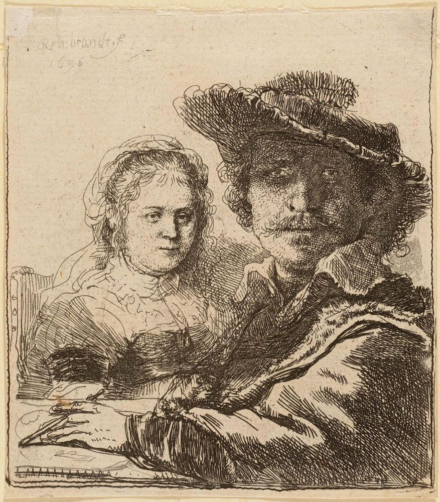 Große Abbildung Nr.1: 143-4361 Rembrandt, Harmensz. van Rijn: (Künstlergraphik)