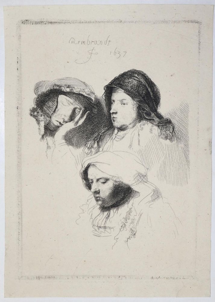 Große Abbildung Nr.1: 143-4370 Rembrandt, Harmensz van Rijn: (Künstlergraphik)