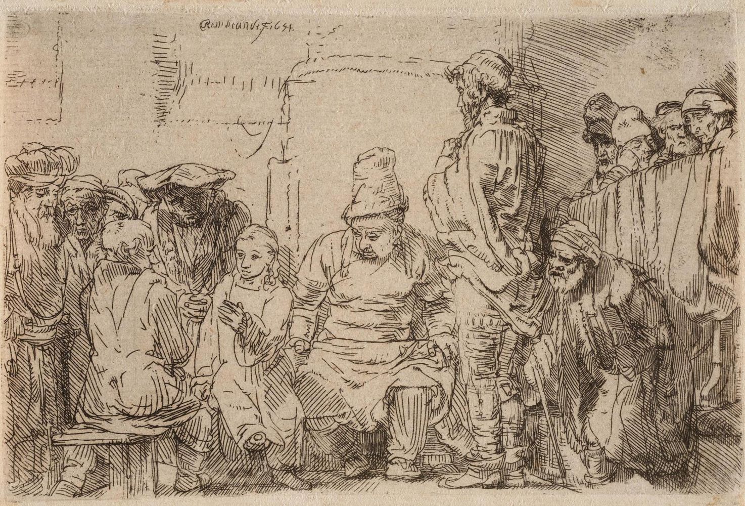Große Abbildung Nr.1: 143-4376 Rembrandt, Harmensz. van Rijn: (Künstlergraphik)