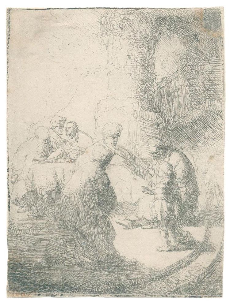 Große Abbildung Nr.1: 143-4379 Rembrandt, Harmensz van Rijn: (Künstlergraphik)