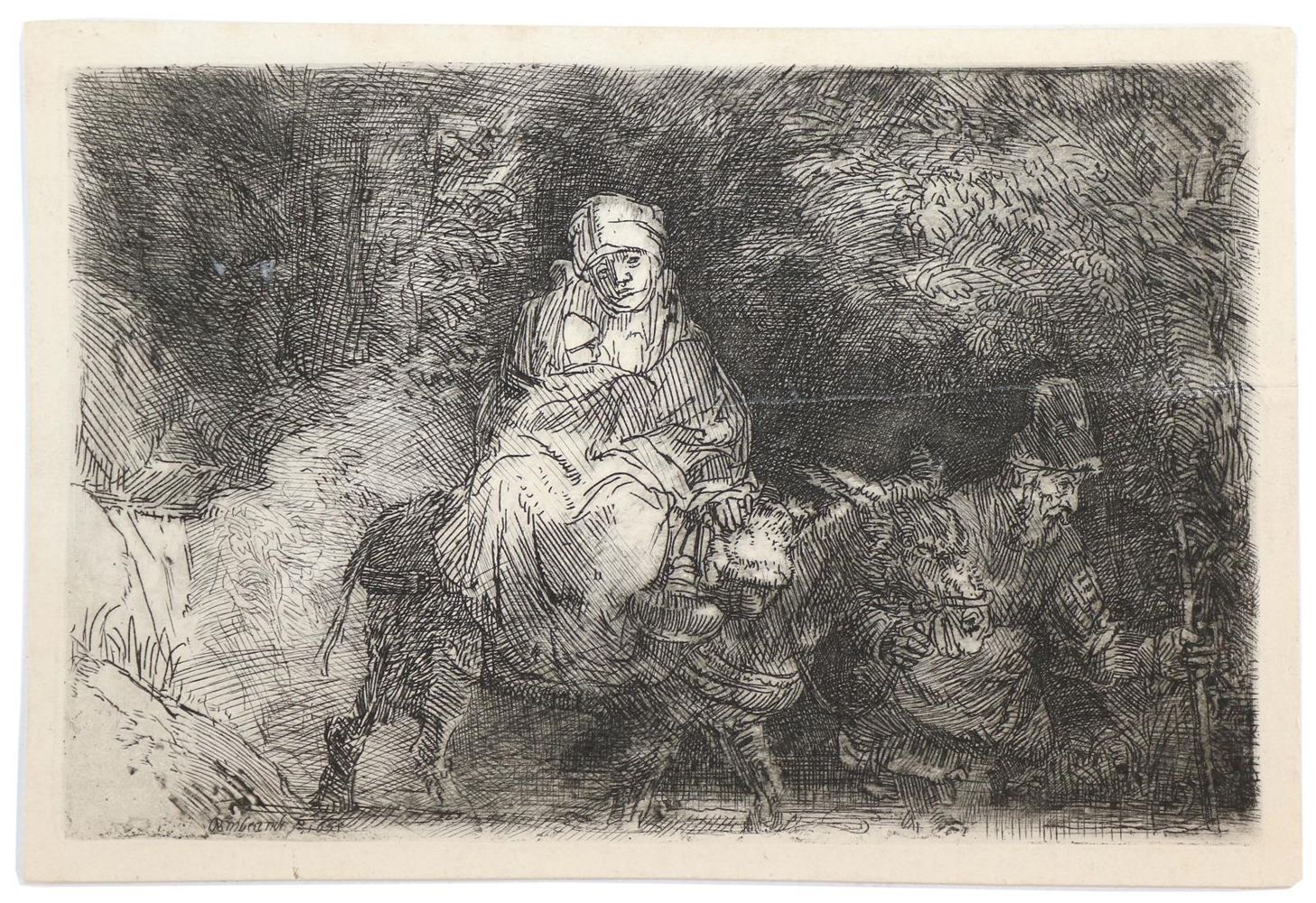 Große Abbildung Nr.1: 143-4385 Rembrandt, Harmensz van Rijn: (Künstlergraphik)