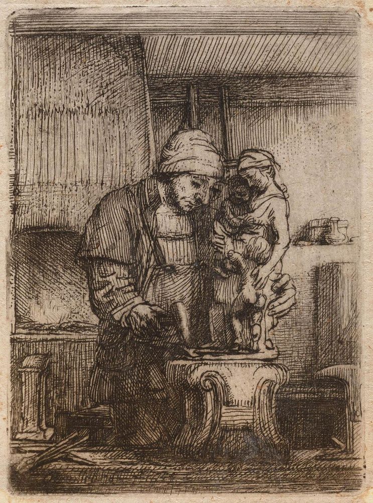 Große Abbildung Nr.1: 143-4389 Rembrandt, Harmensz. van Rijn: (Künstlergraphik)