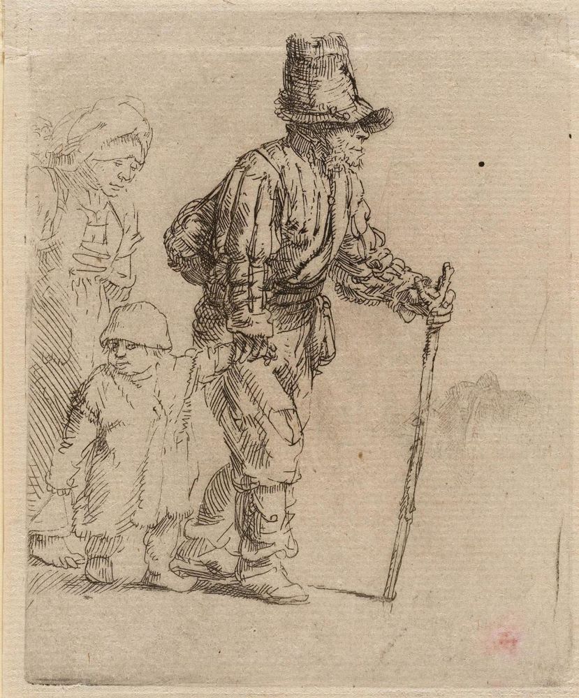 Große Abbildung Nr.1: 143-4390 Rembrandt, Harmensz. van Rijn: (Künstlergraphik)