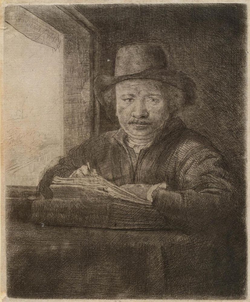 Große Abbildung Nr.1: 143-4393 Rembrandt, Harmensz. van Rijn: (Künstlergraphik)