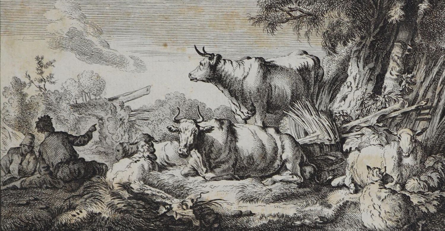 Große Abbildung Nr.1: 143-4421 Roos, Johann Heinrich: (Künstlergraphik)