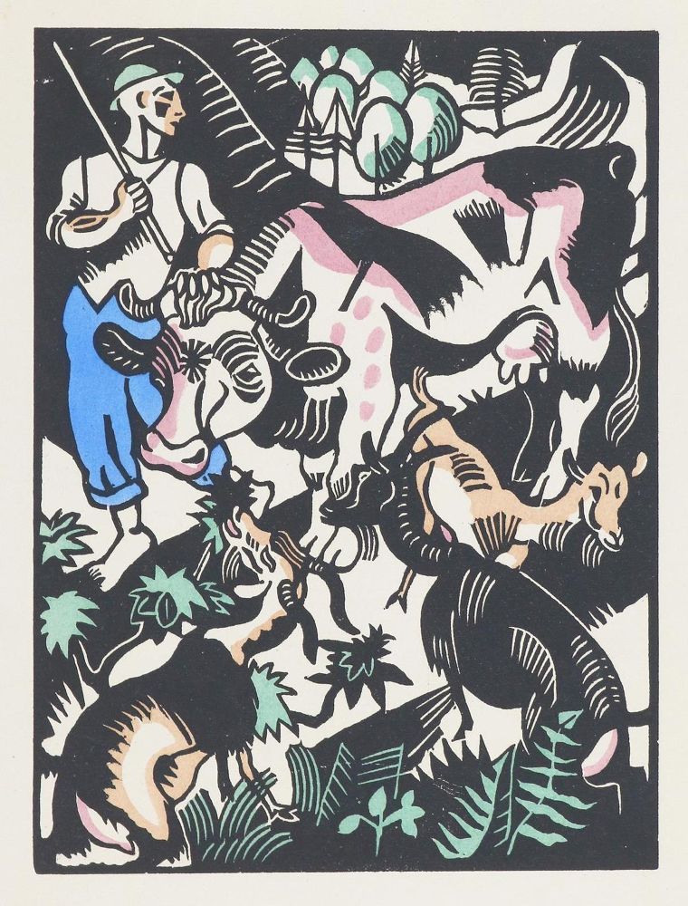 Große Abbildung Nr.1: 143-4483 Seewald, Richard: (Künstlergraphik)