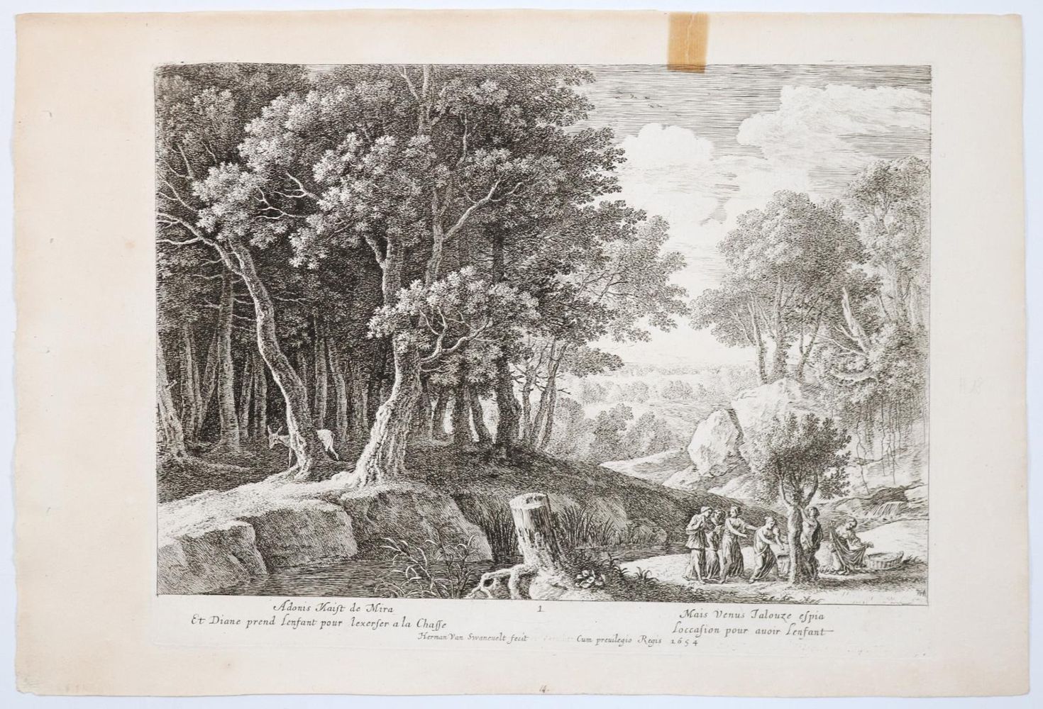 Große Abbildung Nr.1: 143-4525 Swanefelt, Hermann van: (Künstlergraphik)