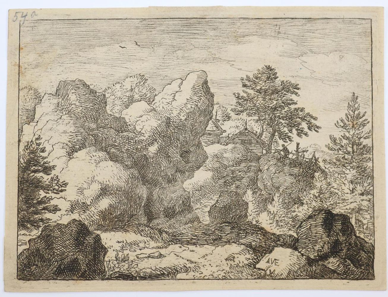 Große Abbildung Nr.2: 143-4543 Tiere und Landschaften.: (Künstlergraphik)