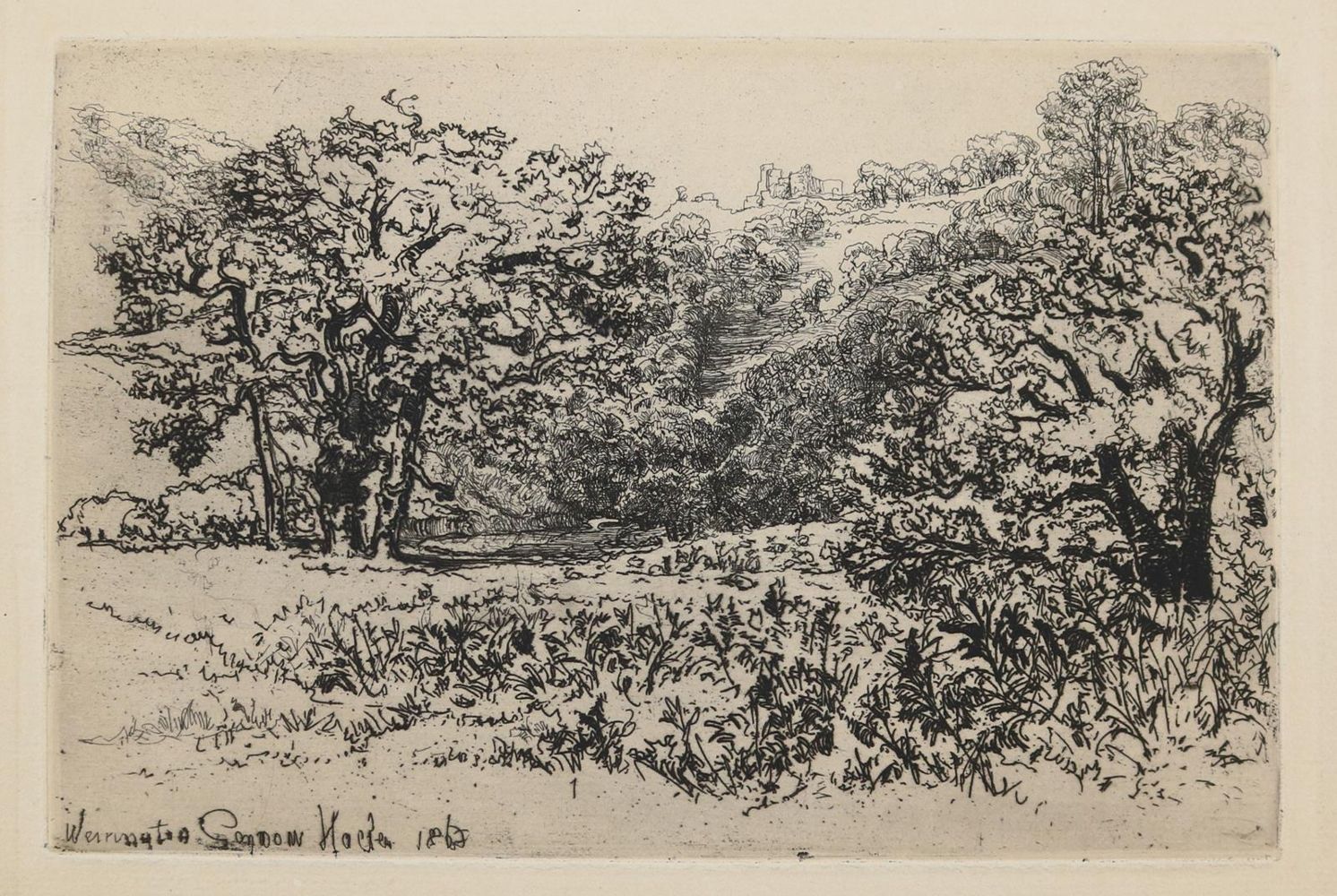 Große Abbildung Nr.8: 143-4543 Tiere und Landschaften.: (Künstlergraphik)